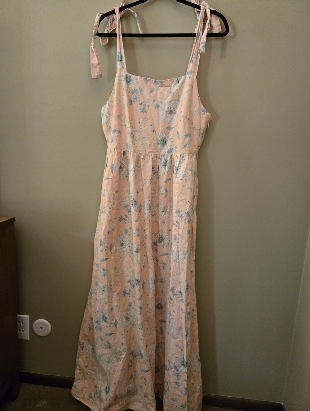 Anthropologie Floral Maxi Dress Size 10 - Picture 4 of 16